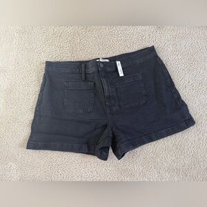 Madewell Charcoal Denim Shorts